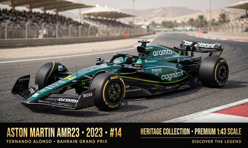 Aston Martin AMR23 #14 Fernando Alonso 2023 - 1:43 Centauria